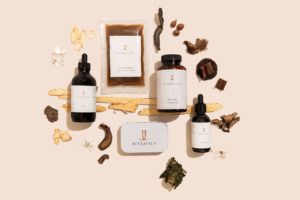 Close-up view of fertility supplements available in Naturna.